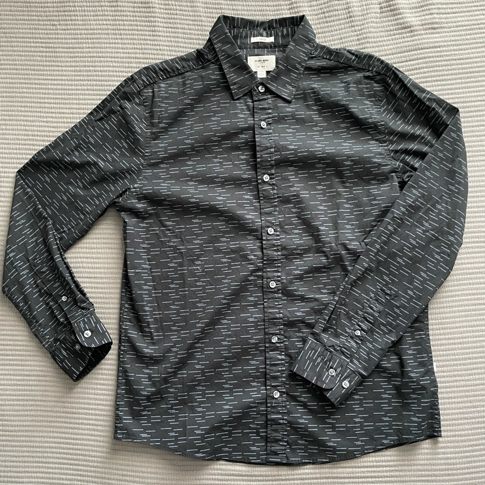 Julian & Mark stretch, long sleeve, button down